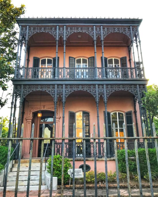 The Morris Israel House, Garden District, New Orleans. Italianate architecture.