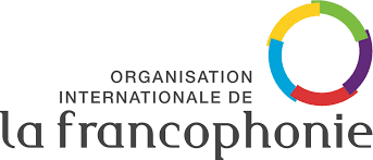 the multi-colored logo of the Organization of the Francophonie