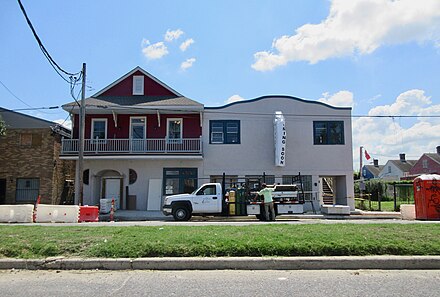 Dew Drop Inn Outside nearing completion of renovations